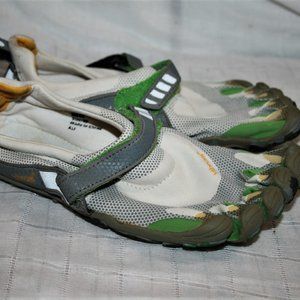 Vibram Five Fingers Sports Sandals White/Green  8
